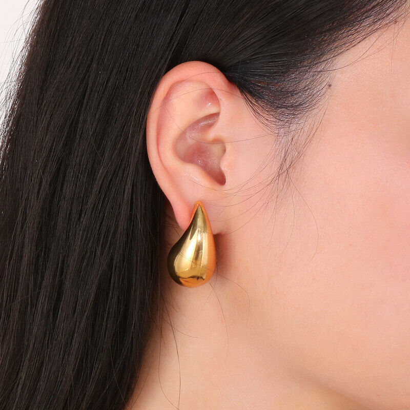 TearDrop Stud Earrings | Buy One Get The Silver Studs Free – Zaila Jewels